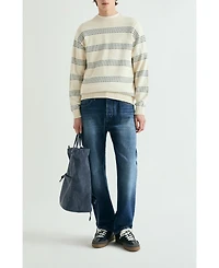 Scalpers Women's Retro Striped Sweater