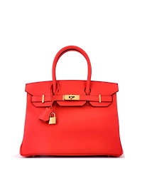 Pre-Owned HERMES Birkin 30 Handbag Epsom with Gold Hardware