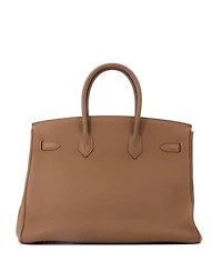 Pre-Owned HERMES Birkin Handbag Togo with Gold Hardware