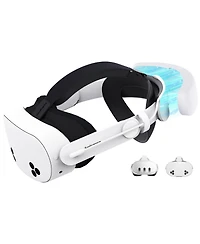 sonicgrace S3 Pro Battery Head Strap for Meta Quest 3/3S - 20W Fast Charging, 8000mAh Magnetic Battery Pack