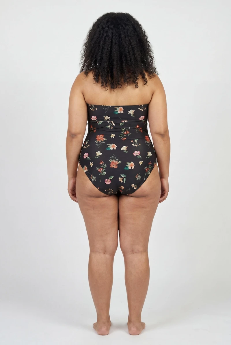 Swimsuits for All Women's Braided Bandeau One Piece Swimsuit