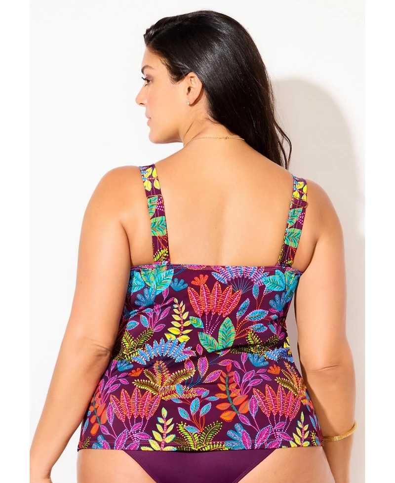 Swimsuits for All Women's Flared Tankini Top