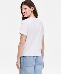 On 34th Women's Paradise Postcard Graphic T-Shirt, Macy's Exclusive