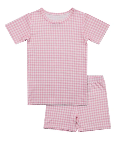 Motette Baby Girls Sugar Gingham Pajama Set