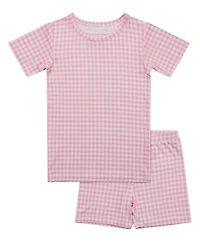 Motette Baby Girls Sugar Gingham Pajama Set