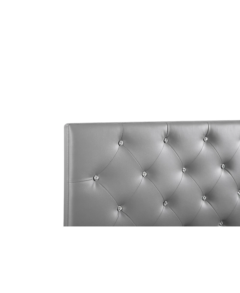 Flynama Casual Light Upholstered King Size Headboard Adjustable Height 41 to 53 inch