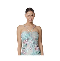 Profile by Gottex Women's Souk Bandeau Halter Tankini Top