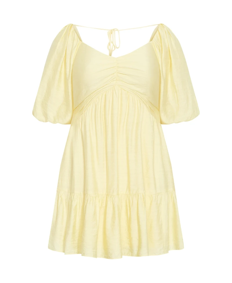 City Chic women's Plus Mindy Babydoll Mini Dress