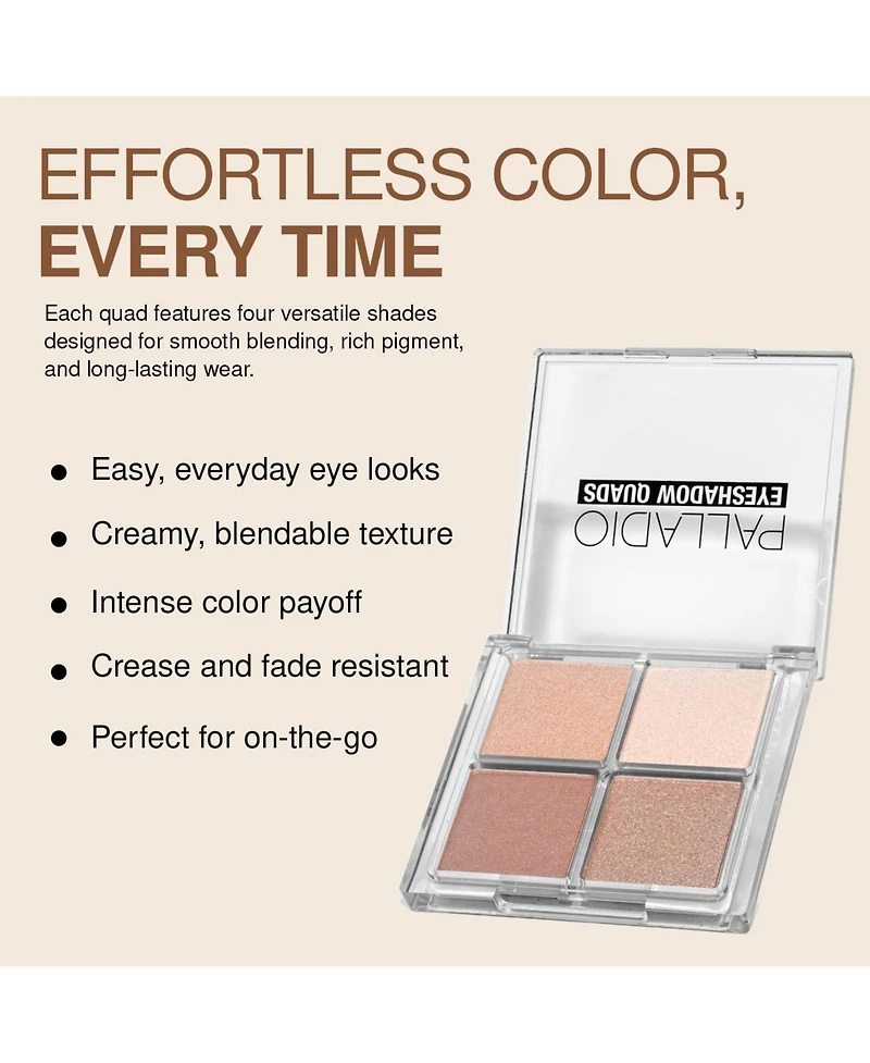 Palladio Eyeshadow Quads