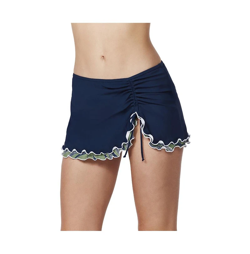 Profile by Gottex Women's Palmita Side Slit Skirt Swim Bottom