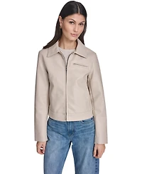 Levi's Women's Faux Leather Laydown Collar Jacket