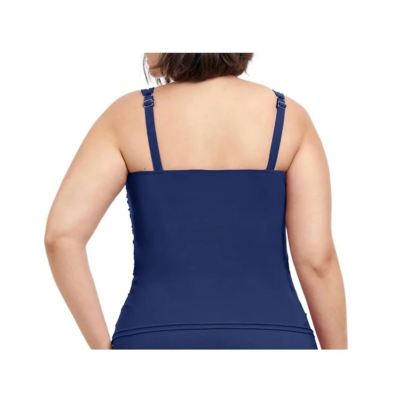 Profile by Gottex Women's Plus Tutti Frutti Sweetheart Underwire Tankini Top