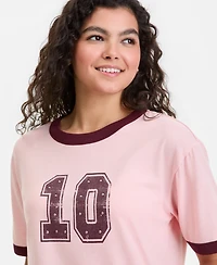 Hippie Rose Juniors' Varsity Ringer T-Shirt