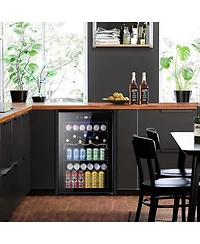 Antarctic Star 3.2 Cu. Ft. Beverage & Wine Cooler with Digital Touch Display