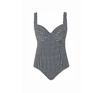Panache Lingerie Women's Gingham Paloma Underwire Side Support One Piece Swimsuit