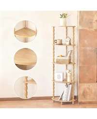 Yigii Corner Shelf Plant Stand Storage Organizer Bedroom Bathroom Living Room