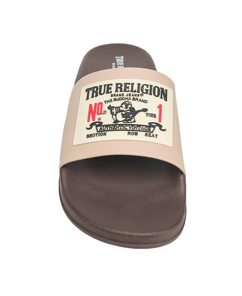True Religion Men's Kendrick Logo Slide