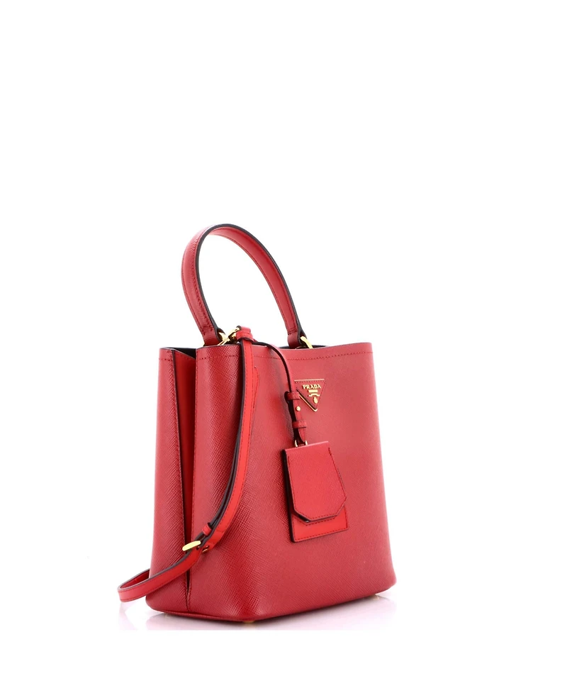 Pre-Owned Prada Medium Panier Bucket Bag Saffiano Leather
