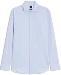 Boss By Hugo Men's Easy-Iron Cotton Twill Slim-Fit Dress Shirt