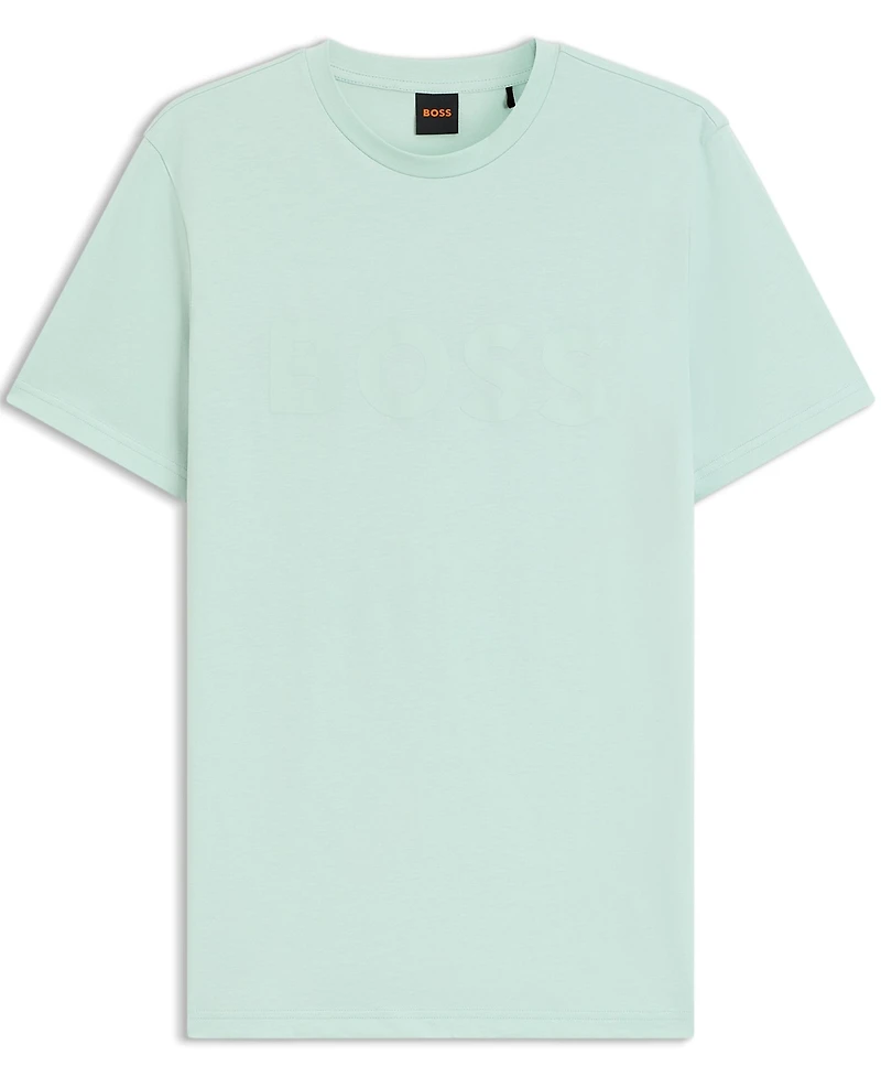 Boss by Hugo Men's Rubber-Print Logo T-Shirt