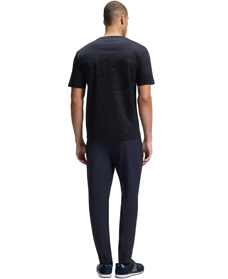 Boss by Hugo Men's Mercerised-Cotton T-Shirt