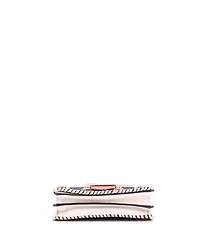 Pre-Owned Prada Small Cahier Crossbody Bag Embellished Denim and Leather