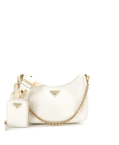 Pre-Owned Prada Small Re-Edition 2005 Shoulder Bag Saffiano Leather