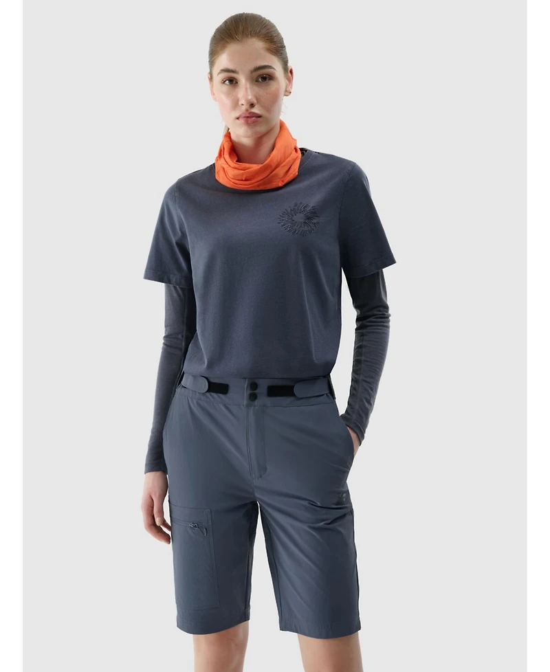 4F Women's Quick-Dry Trekking Regular Shorts