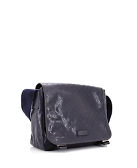 Pre-Owned Gucci Diaper Flap Bag Gg Imprime