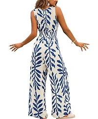 Cupshe Women's Yachting Tropical Jumpsuit