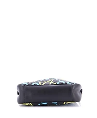 Pre-Owned Gucci Medium Gg Marmont Shoulder Bag GucciGhost Matelasse Leather