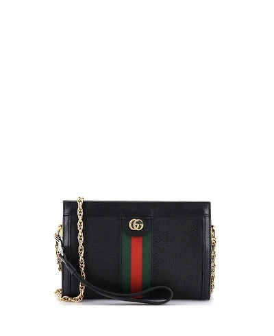 Pre-Owned Gucci Small Ophidia Chain Shoulder Bag Leather