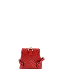 Pre-Owned Gucci Mini Gg Marmont Drawstring Backpack Matelasse Leather