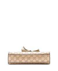 Pre-Owned Gucci Small Emily Chain Flap Shoulder Bag Guccissima Leather