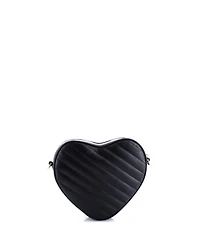 Pre-Owned Gucci Mini Interlocking G Heart Shoulder Bag Diagonal Quilted Leather