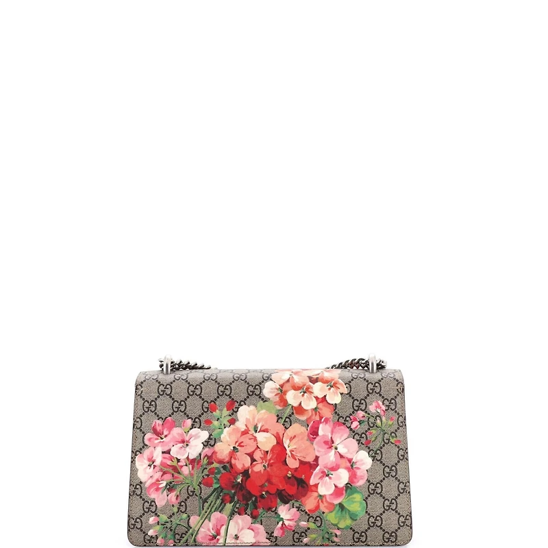 Pre-Owned Gucci Dionysus Bag Blooms Print Gg Coated Canvas