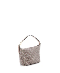 Pre-Owned Gucci Super Mini Ophidia Zip Shoulder Bag Gg Shadow Coated Canvas