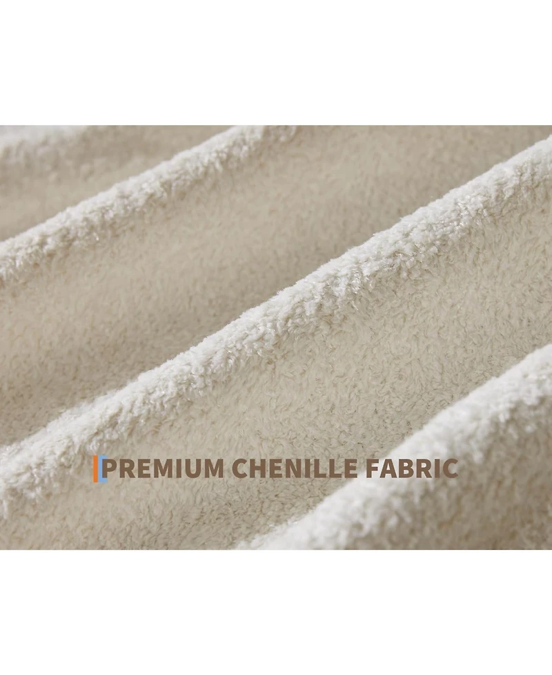 gaomon 140" Cloud Sectional Sofa, U-Shaped Boneless Couch with Ottoman, 4-Seat Modular Sofa