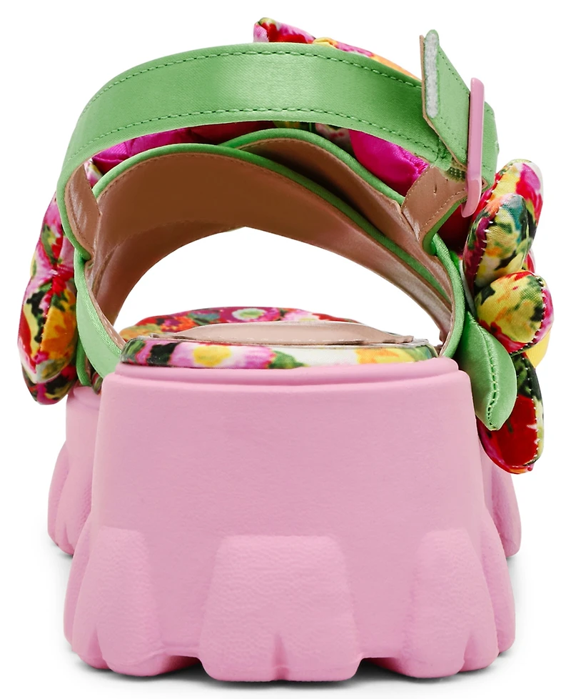 Betsey Johnson Women's Jeromy Open Toe Flat Sandals