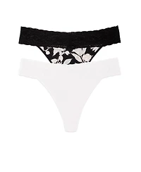 Natori Women's Bliss Perfection One Thong 2-Pack