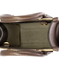 Pre-Owned Gucci Mini Vertical Tote Jumbo Gg Canvas