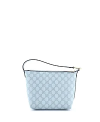 Pre-Owned Gucci Super Mini Ophidia Zip Shoulder Bag Gg Coated Canvas