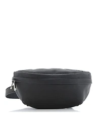 Pre-Owned Gucci Medium Belt Bag Leather with Gg Coated Canvas