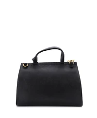 Pre-Owned Gucci Small Gg Marmont Top Handle Bag Leather