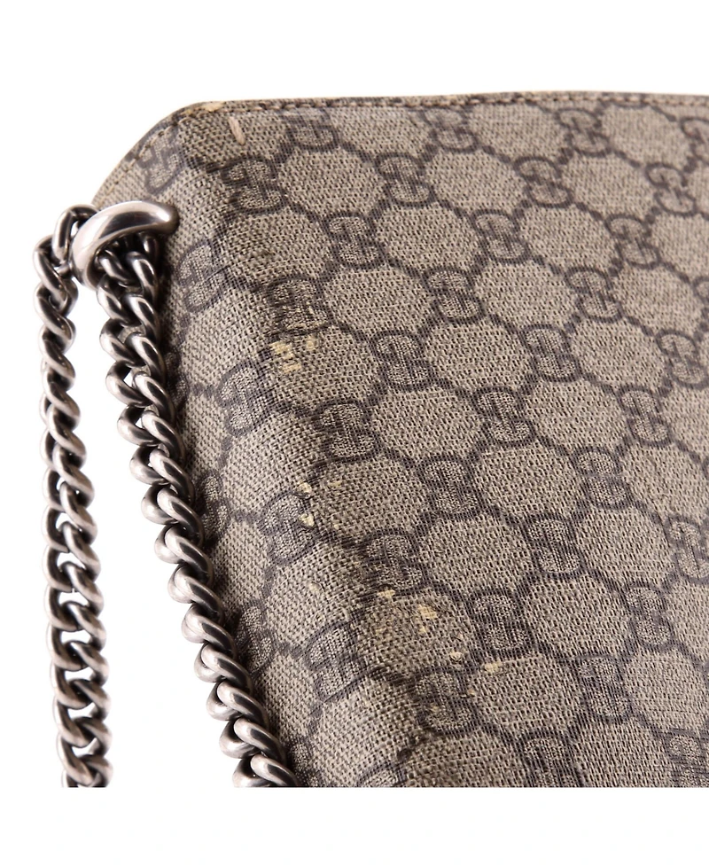 Pre-Owned Gucci Mini Dionysus Bag Gg Coated Canvas