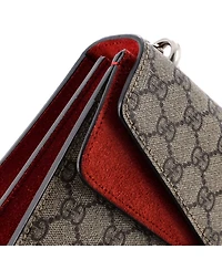 Pre-Owned Gucci Small Dionysus Bag Gg Coated Canvas