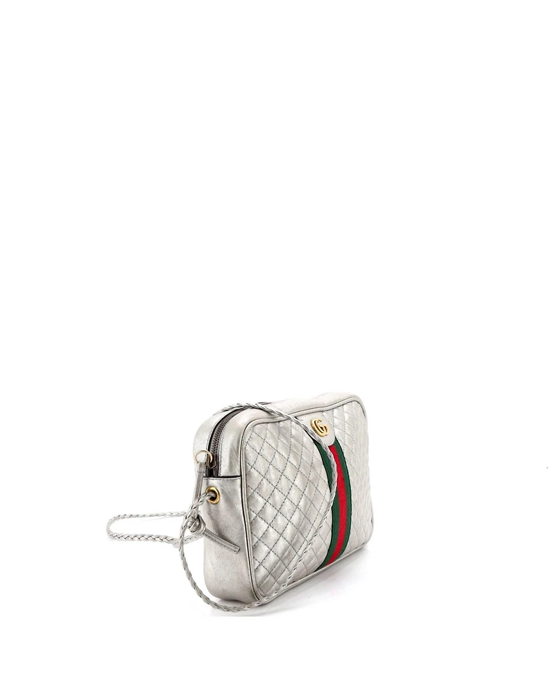 Pre-Owned Gucci Small Trapuntata Camera Bag Quilted Leather