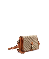 Pre-Owned Gucci Medium Marrakech Messenger Bag Gg Canvas with Leather