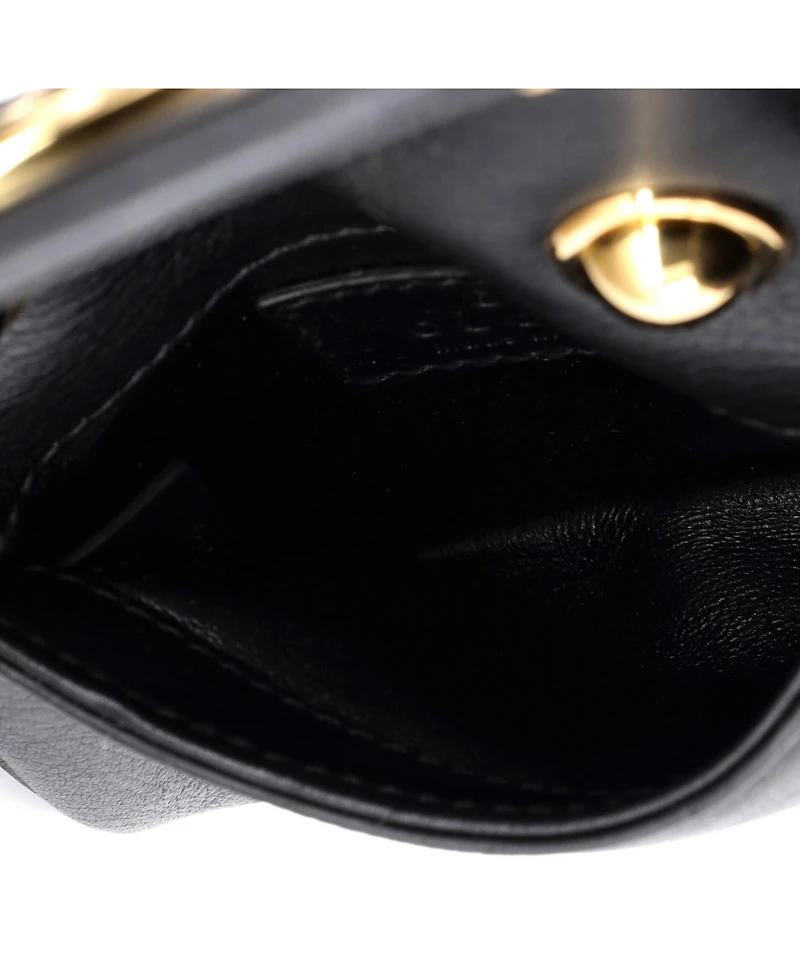 Pre-Owned Gucci Blondie Nm Card Case Wallet with Strap Leather