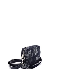 Pre-Owned Gucci Convertible Crossbody Bag Camouflage Gg Denim